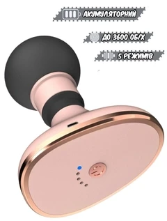 Портативний Масажний міні-пістолет MGE-013 XL-566 USB Рожевий Лучшая цена