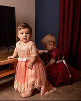 Святкова сукня дитяча зі шлейфом 86