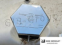 Антивандальная крышка на топливный бак для TIR (Лого + надпись) металл нержавейка для DAF