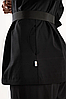 Куртка Дубай, Чорна (тканина стійка до фарбування від освітлювальних порошків та фарб, гіпохлорта), фото 6