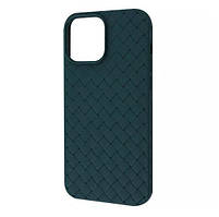 Чохол-накладка для телефону PRC Weaving Full Case (TPU) - iPhone 14 Pro Max pine green (375400045)