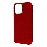 Чохол-накладка для телефону PRC Weaving Full Case (TPU) - iPhone 14 Pro Max red (375400002)