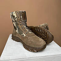 Военные мужские берцы пиксель ВСУ 47-48-49 размера,тактические ботинки койот больших размеров летние кожаные