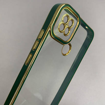 Чохол для Xiaomi Redmi 9C прозорий чохол з окантовкою на телефон сяомі редмі 9с зелений l9j, фото 3