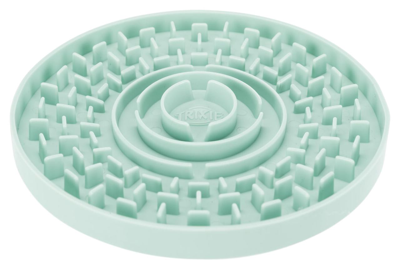 Миска для повільного годування цуценят пластикова Trixie Junior 15 см (блакитна), фото 1