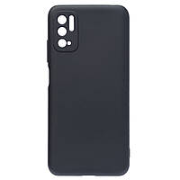 Чехол Silicone Cover Full Poco M3 Pro Redmi Note 10 5G Black KS, код: 8130578