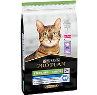 Сухой корм Purina Pro Plan Sterilised Senior для стерилизованных кошек старше 7 лет (индейка) 10 кг