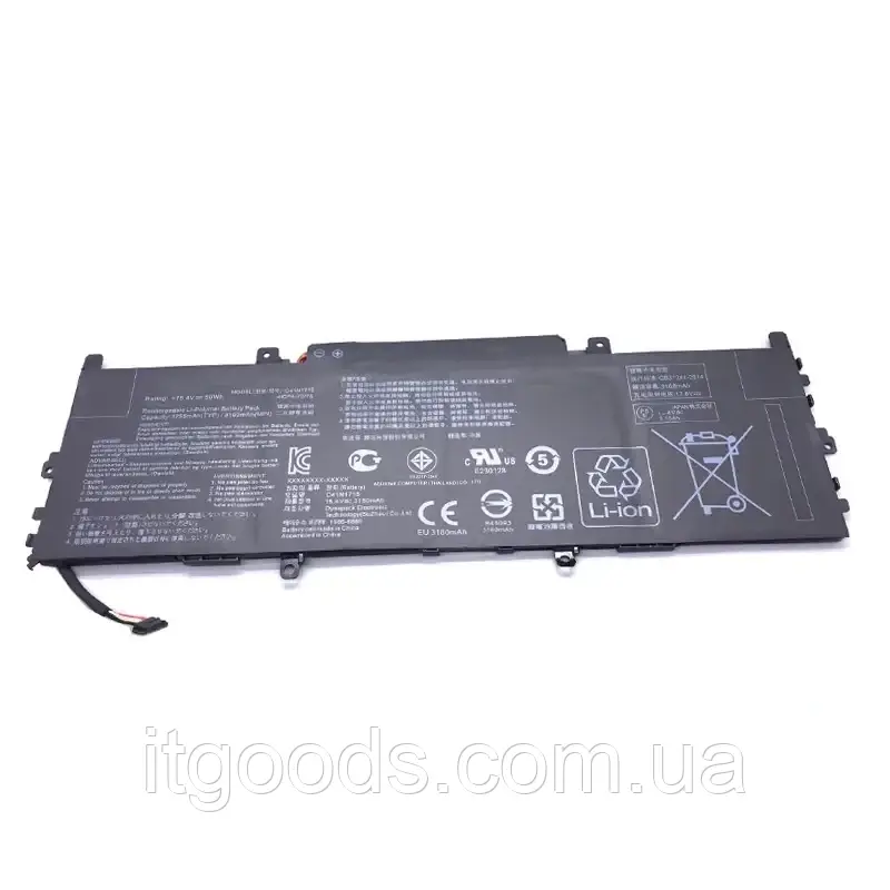 Батарея для ноутбука Asus C41N1715 0B200-02760000 46Wh Zenbook 13 UX331 UX331UA UX331UN (LG/ SAMSUNG/ SANYO)
