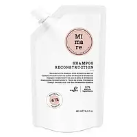Восстанавливающий шампунь для сухих, ломких волос Mimare Reconstruction Shampoo 480 мл (Испания)