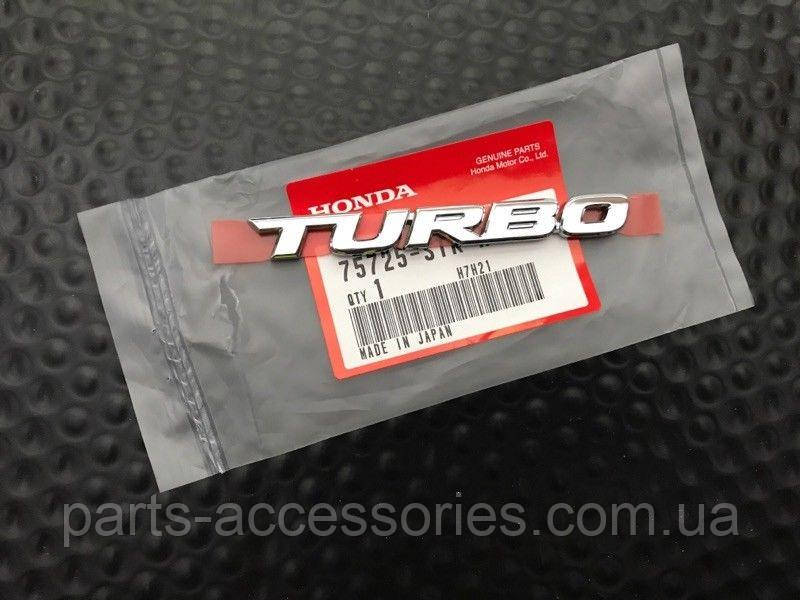 Acura RDX 2007-2012 Ємблема значок Turbo задній на багажник кришку багажника Новий Оригінал, фото 1