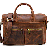 Винтажная кожаная мужская сумка RY-7122-3md TARWA LIKE
