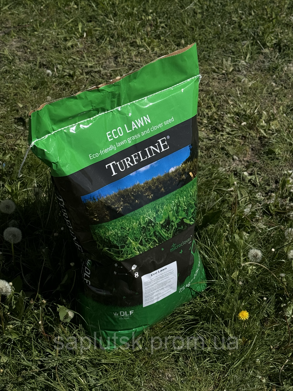 Насіння газонної трави DLF Turfline ECO LAWN + мікро конюшина 7,5 кг - фото 1 - id-p2104633218