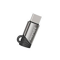 Переходник Promate Link-Ci Lightning to USB-C Grey (link-ci)