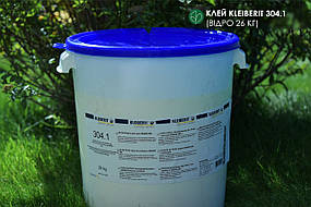 2-компонентний клей KLEIBERIT 304.1 — група навантаження D4 для водостійких з'єднань (відро 26 кг)
