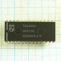 TDA4650 dip28 PHILIPS оригинал 10.8...13.2v мультистандартный декодер в наличии 1 шт. за 162