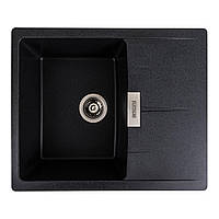 Гранитная мойка для кухни VALESO ZIRKONE 6250 матовая Карбон