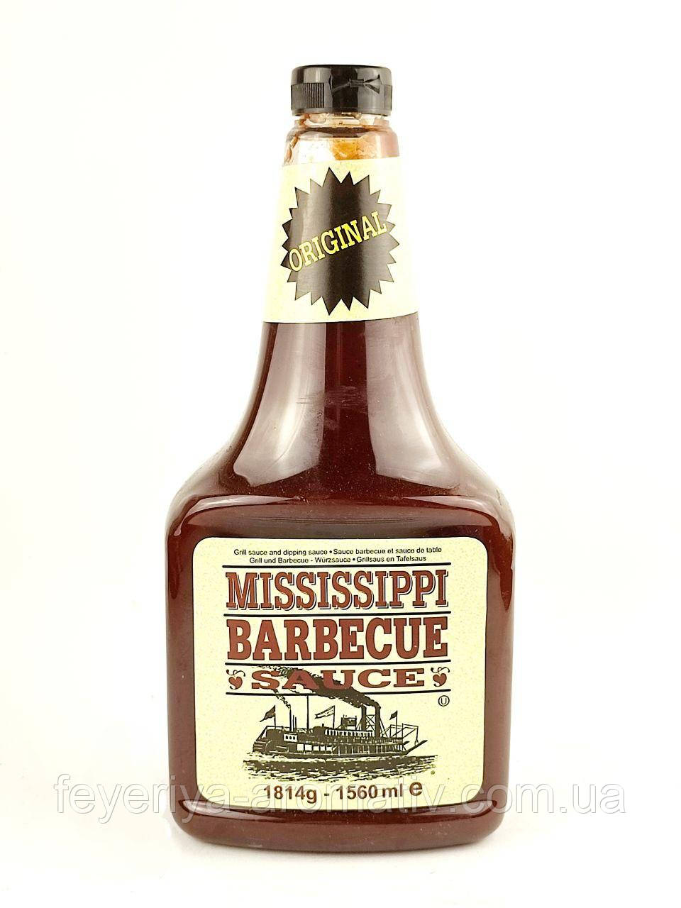 Соус солодкий Mississippi Barbecue sauce 1560 мл (США)