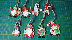 Дерев'яна підвіска. Гном, від 32х59 мм