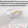 Вентилятор настільний usb портативний з підсвічуванням юсб маленький вентилятор на стіл для дому та офісу Hoco, фото 3