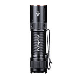 Кишеньковий ліхтарик брелок Fenix E12 V2.0 160лм 1хАА (Чорний)