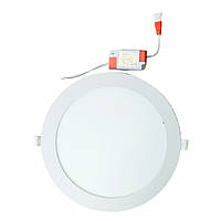 Світильник точковий врізний  коло LED теплий світ 3200К,  18 Вт