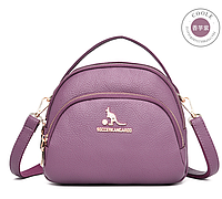 Милая фиолетовая маленькая сумка, сумочка на плечо, клатч для девушки, женщины фиолетовый