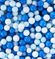 Пенопластовые шарики, 14 грамм, цвет сине-голубой
