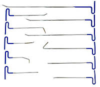 Крючки для рихтовки вмятин Q-005 (11 шт) набор крючков PDR