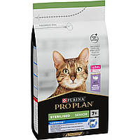 Сухой корм Purina Pro Plan Sterilised Senior для стерилизованных кошек старше 7 лет (индейка) 1.5 кг