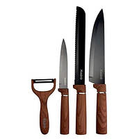 Китайські кухонні ножі Magio MG-1095 5 предметів, Набір кухонного приладдя PB-716 набір ножів