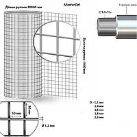 Сетка сварная оцинкованная в рулоне 30000*1000мм(50*50)