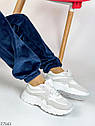Кросівки жіночі біло-сірі Розміри 36 37 40, фото 2