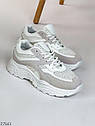 Кросівки жіночі біло-сірі Розміри 36 37 40, фото 5