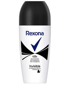 Дезодорант-антиперспірант Rexona Невидимий на чорно-білому 50мл (59095644)