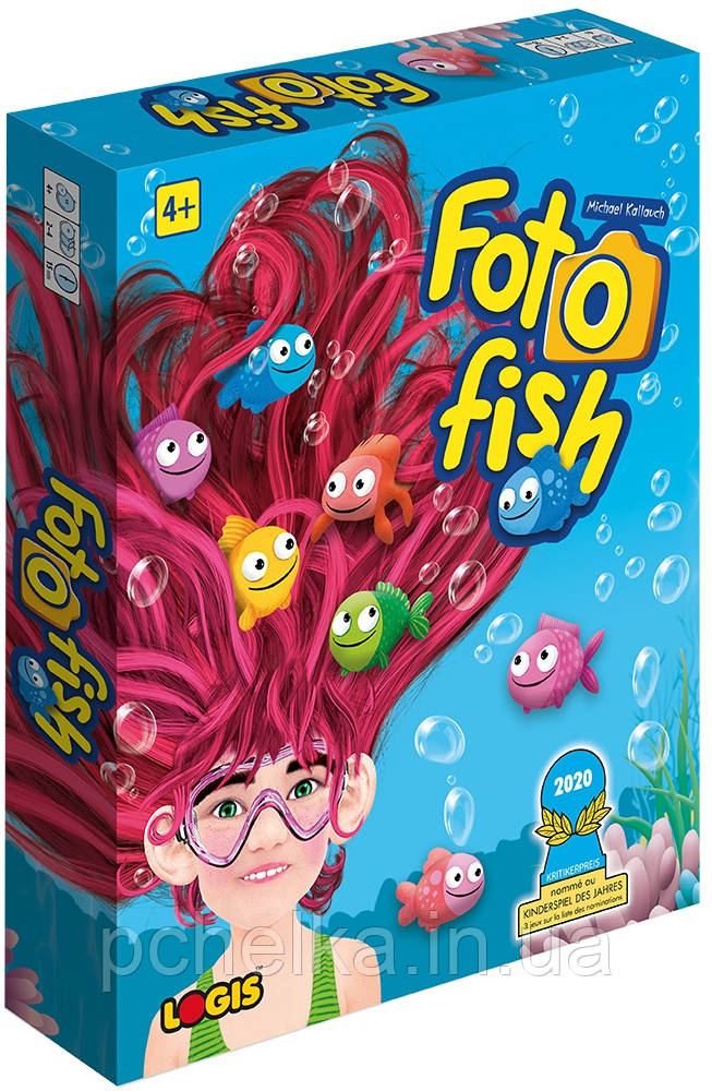Настольная игра Фоторыбка (Foto Fish) увлекательная и полезная игра c простыми правилами