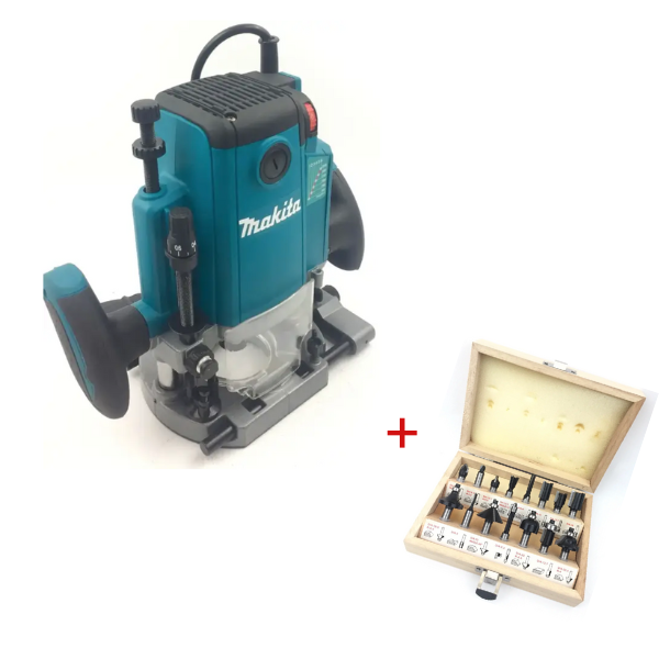 Професійний фрезер Makita RP2301FC + набір фрез по дереву AL-FA 35 шт