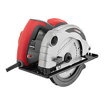 Пила дискова 1300 Вт, 5000 об/хв, кут нахилу0-45°, диск 185*20 мм INTERTOOL DT-0613 ptor, фото 4