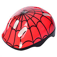 Шлем детский Profi MS 2304 6 отверстий One size Красный с паутиной GR, код: 7524191