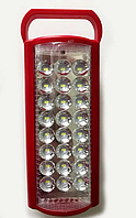 Акумуляторний ручний ліхтар кемпінговий червоний, Світильник з вбудованим акумулятором переносний COSMI