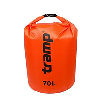 Туристический гермомешок Tramp Оранжевый 70 л, Водонепроницаемый гермомешок, мешок баул COSMI
