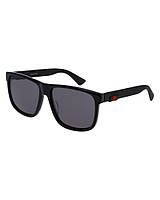 Сонцезахисні окуляри Gucci GG0010S Black-Black-Grey Square Sunglasses