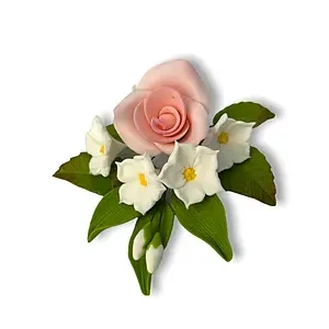 Кондитерська прикраса. "Букет троянд №1" (рожевий), фото 1