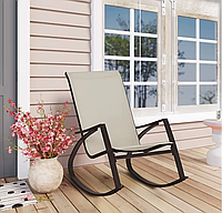 Садове крісло-гойдалка одномісне Garden Line ANH3859, крісло-гойдалка преміум якості для саду та будинку
