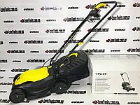 Электрическая ручная газонокосилка Yellow Tool Косилка для газона и высокой травы (1000 Вт)