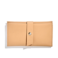 Жіночий гаманець 20*10 см Бежевий, стильний гаманець складний COSMI