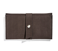 Жіночий гаманець 20*10 см Темний замш, стильний гаманець складний DAYZ