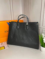 Сумка женская Louis Vuitton on the go gm черная wb021