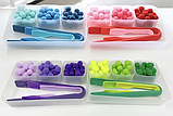Сортер кольорові кульки з пінцетом, фото 5