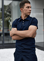Мужское поло Flax Синий (XL), повседневное поло для мужчин, стильная футболка поло COSMI