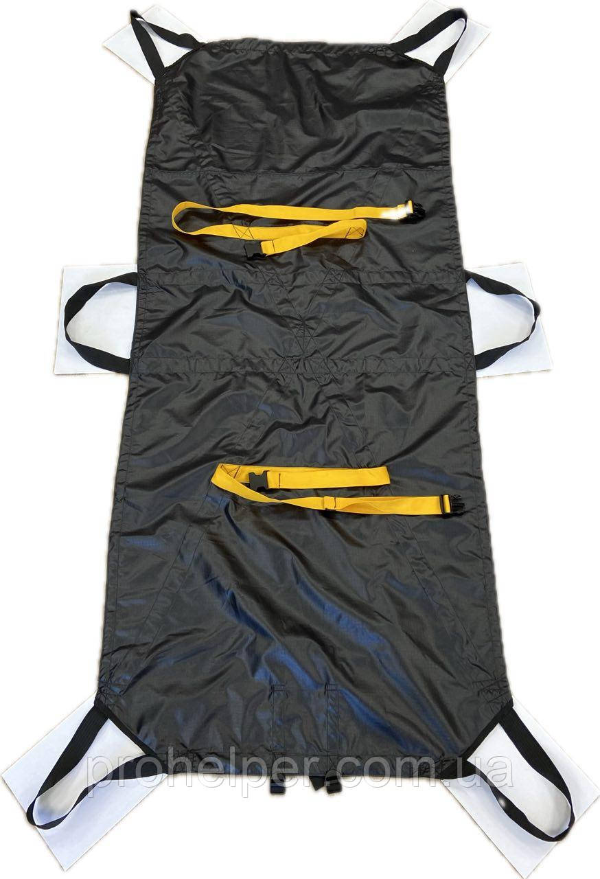 М’які евакуаційні ноші з 6 ручками RSMH 80×196 см (чорні), фото 1